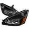 Spec-D Tuning 03-07 Honda Accord Crystal Housing Headlights - Black 2LH-ACD03JM-RS - alternate 1